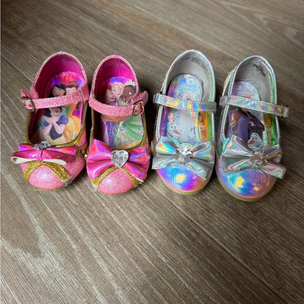 Size 7 toddler girl, Disney princess heels